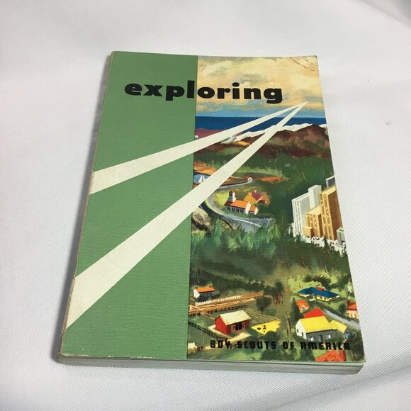 Vintage Boy Scout BSA 1958 Edition Exploring Scout Manual/Handbook - Picture 1 of 13
